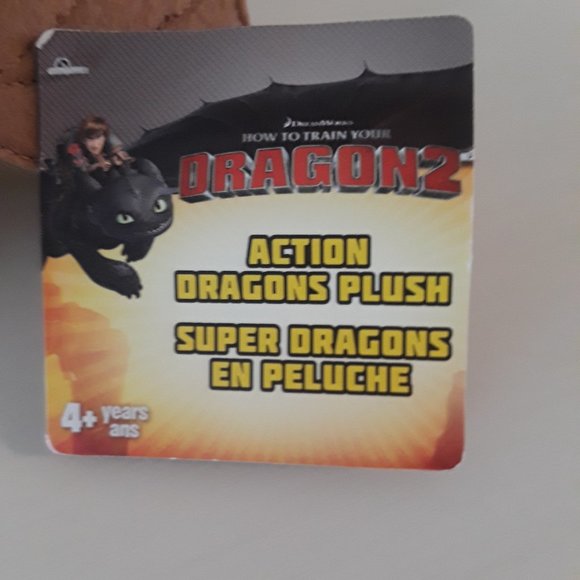 How to Train Your Dragon Plush Gronkle 8 inch NWT - Picture 3 of 3